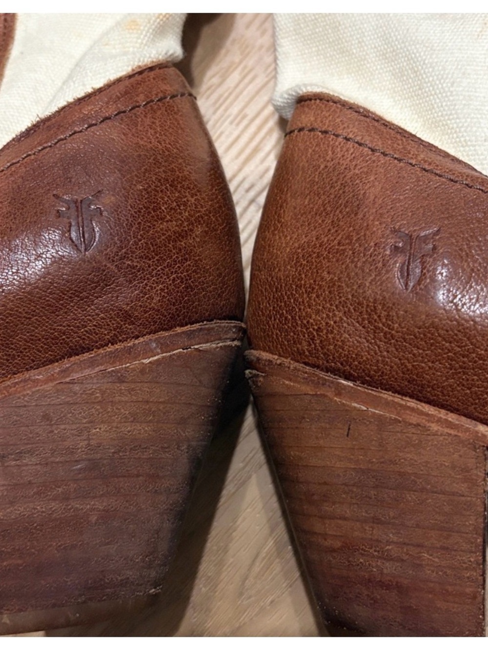 FRYE canvas and leather boots - Picture 14 of 17